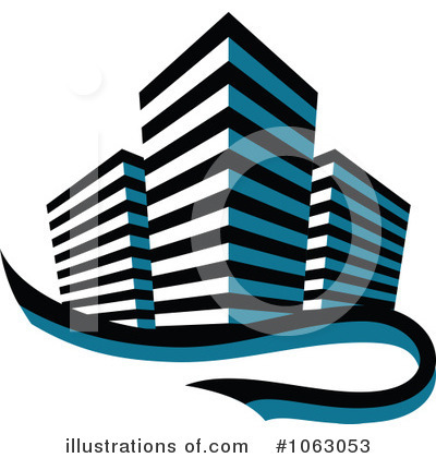 Royalty-Free (RF) Skyscraper Clipart Illustration by Vector Tradition SM - Stock Sample #1063053