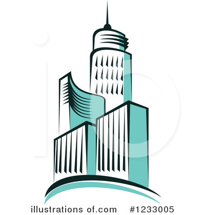Royalty-Free (RF) Skyscraper Clipart Illustration by Vector Tradition SM - Stock Sample #1233005