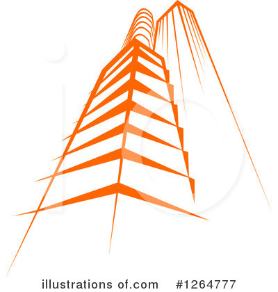 Royalty-Free (RF) Skyscraper Clipart Illustration by Vector Tradition SM - Stock Sample #1264777