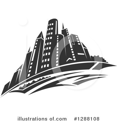 Skyline Clipart #1288108 by Vector Tradition SM