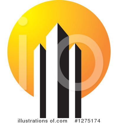Royalty-Free (RF) Skyscrapers Clipart Illustration by Lal Perera - Stock Sample #1275174