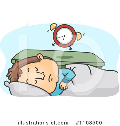 Alarm Clock Clipart #1108500 by BNP Design Studio