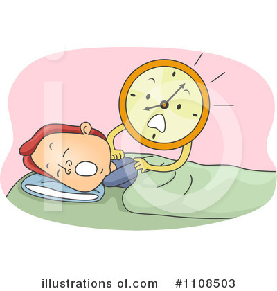 Royalty-Free (RF) Sleeping Clipart Illustration by BNP Design Studio - Stock Sample #1108503