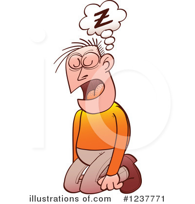 Royalty-Free (RF) Sleeping Clipart Illustration by Zooco - Stock Sample #1237771