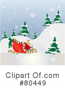 Sleigh Clipart #80449 by Pams Clipart