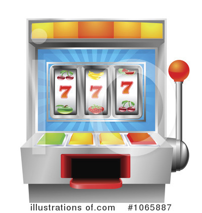 Royalty-Free (RF) Slot Machine Clipart Illustration by AtStockIllustration - Stock Sample #1065887
