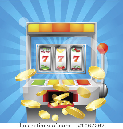Royalty-Free (RF) Slot Machine Clipart Illustration by AtStockIllustration - Stock Sample #1067262