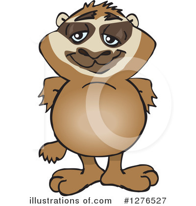 Royalty-Free (RF) Sloth Clipart Illustration by Dennis Holmes Designs - Stock Sample #1276527