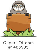 Sloth Clipart #1466935 by Cory Thoman