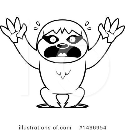 Royalty-Free (RF) Sloth Clipart Illustration by Cory Thoman - Stock Sample #1466954