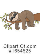 Sloth Clipart #1654525 by visekart