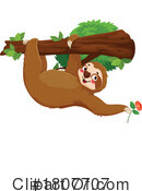 Sloth Clipart #1807707 by Vector Tradition SM