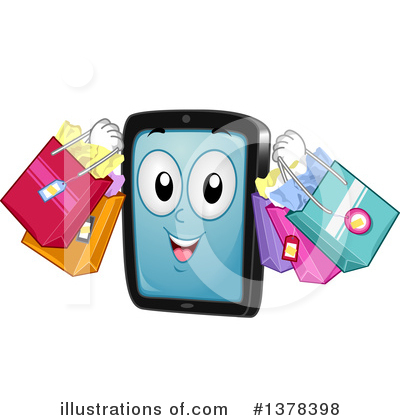 Shopping Bags Clipart #1378398 by BNP Design Studio