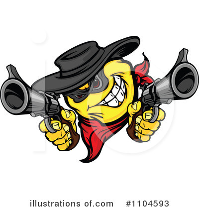 Gunslinger Clipart #1104593 by Chromaco