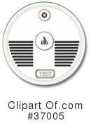 Smoke Alarm Clipart #37005 by djart