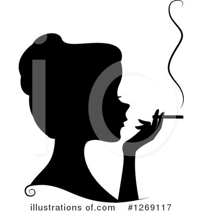 Royalty-Free (RF) Smoking Clipart Illustration by BNP Design Studio - Stock Sample #1269117