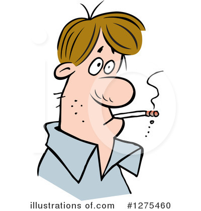 Royalty-Free (RF) Smoking Clipart Illustration by Johnny Sajem - Stock Sample #1275460