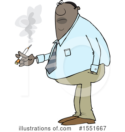 Royalty-Free (RF) Smoking Clipart Illustration by djart - Stock Sample #1551667