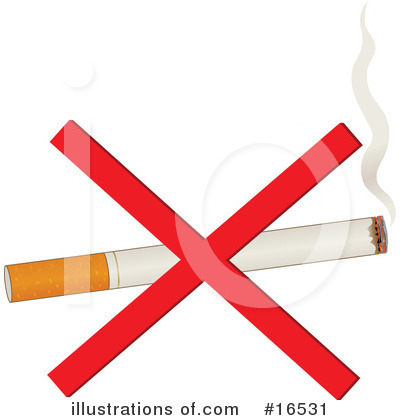Royalty-Free (RF) Smoking Clipart Illustration by Maria Bell - Stock Sample #16531