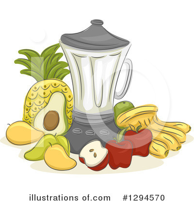 Avocado Clipart #1294570 by BNP Design Studio