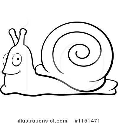 Royalty-Free (RF) Snail Clipart Illustration by Cory Thoman - Stock Sample #1151471