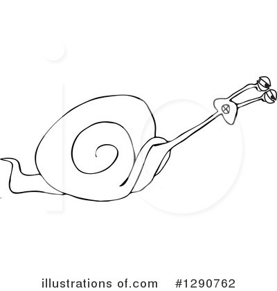 Royalty-Free (RF) Snail Clipart Illustration by djart - Stock Sample #1290762