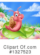Snail Clipart #1327523 by AtStockIllustration