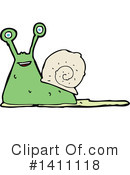 Snail Clipart #1411118 by lineartestpilot