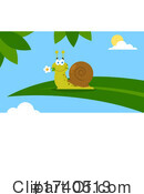 Snail Clipart #1740513 by Hit Toon