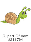 Snail Clipart #211794 by visekart
