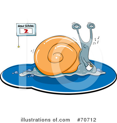 Royalty-Free (RF) Snail Clipart Illustration by jtoons - Stock Sample #70712