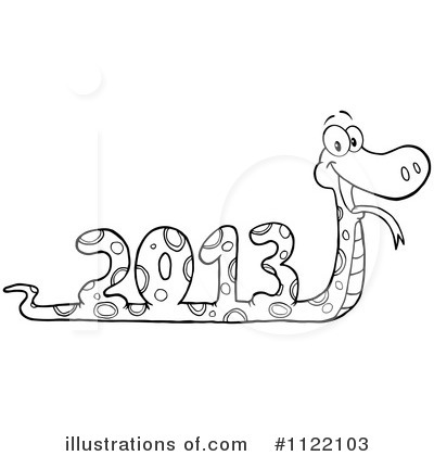 Royalty-Free (RF) Snake Clipart Illustration by Hit Toon - Stock Sample #1122103