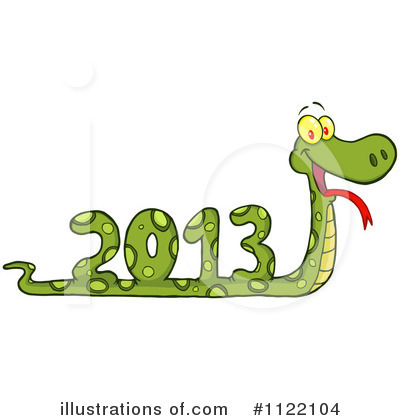 Royalty-Free (RF) Snake Clipart Illustration by Hit Toon - Stock Sample #1122104