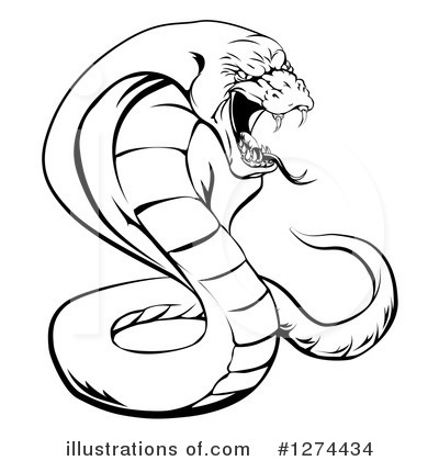 Cobra Clipart #1274434 by AtStockIllustration