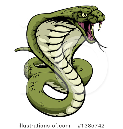 Cobra Snake Clipart #1385742 by AtStockIllustration