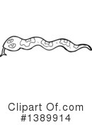Snake Clipart #1389914 by lineartestpilot