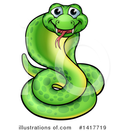 Royalty-Free (RF) Snake Clipart Illustration by AtStockIllustration - Stock Sample #1417719