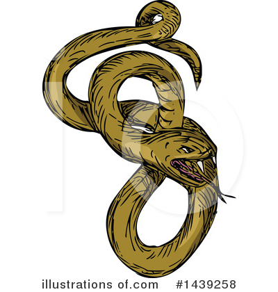 Rattlesnake Clipart #1439258 by patrimonio
