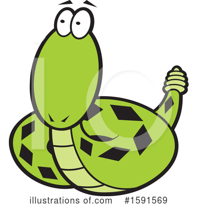 Rattlesnake Clipart #1591569 by Johnny Sajem