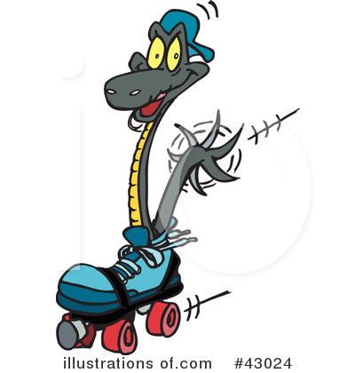 Royalty-Free (RF) Snake Clipart Illustration by Dennis Holmes Designs - Stock Sample #43024