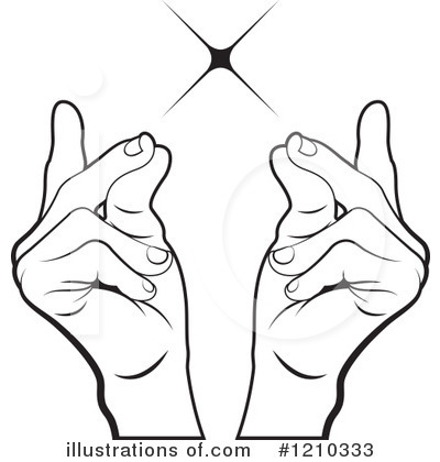 Royalty-Free (RF) Snapping Fingers Clipart Illustration by Lal Perera - Stock Sample #1210333