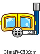 Snorkel Clipart #1740503 by Hit Toon