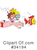 Snorkel Clipart #34194 by Alex Bannykh