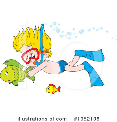 Swimming Clipart #1052106 by Alex Bannykh