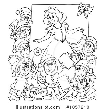 Royalty-Free (RF) Snow White Clipart Illustration by Alex Bannykh - Stock Sample #1057210