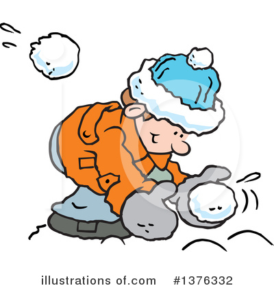 Snowball Clipart #1376332 by Johnny Sajem
