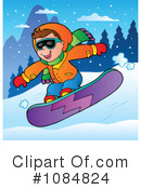 Snowboarding Clipart #1084824 by visekart