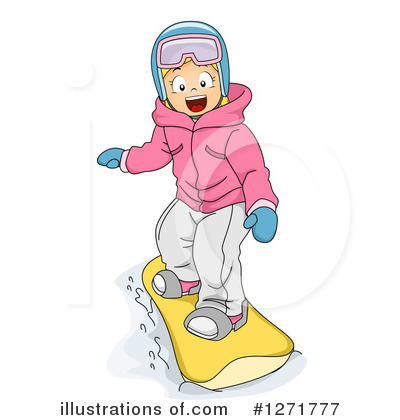 Royalty-Free (RF) Snowboarding Clipart Illustration by BNP Design Studio - Stock Sample #1271777