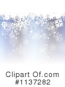 Snowflake Background Clipart #1137282 by vectorace