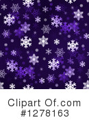 Snowflake Background Clipart #1278163 by oboy